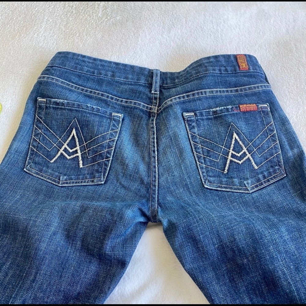7 For All Mankind “A” Pocket Bootcut Jeans | Sz 30 - Picture 4 of 8